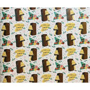 Hallmark Wrapping Paper A Christmas Story Leg Lamp 25 sq ft Roll Holiday Gift